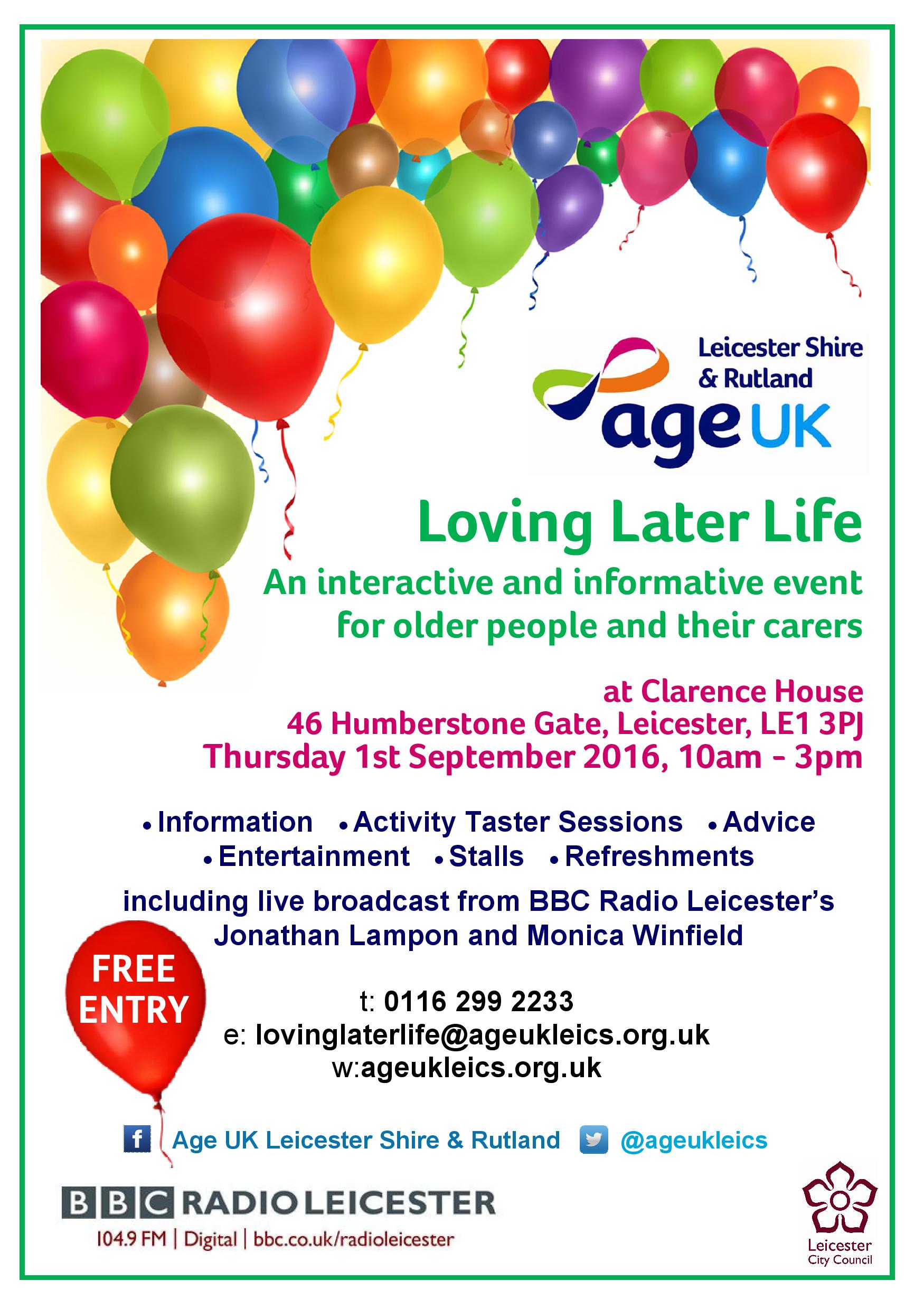 An interactive and informative event for older people and their carers