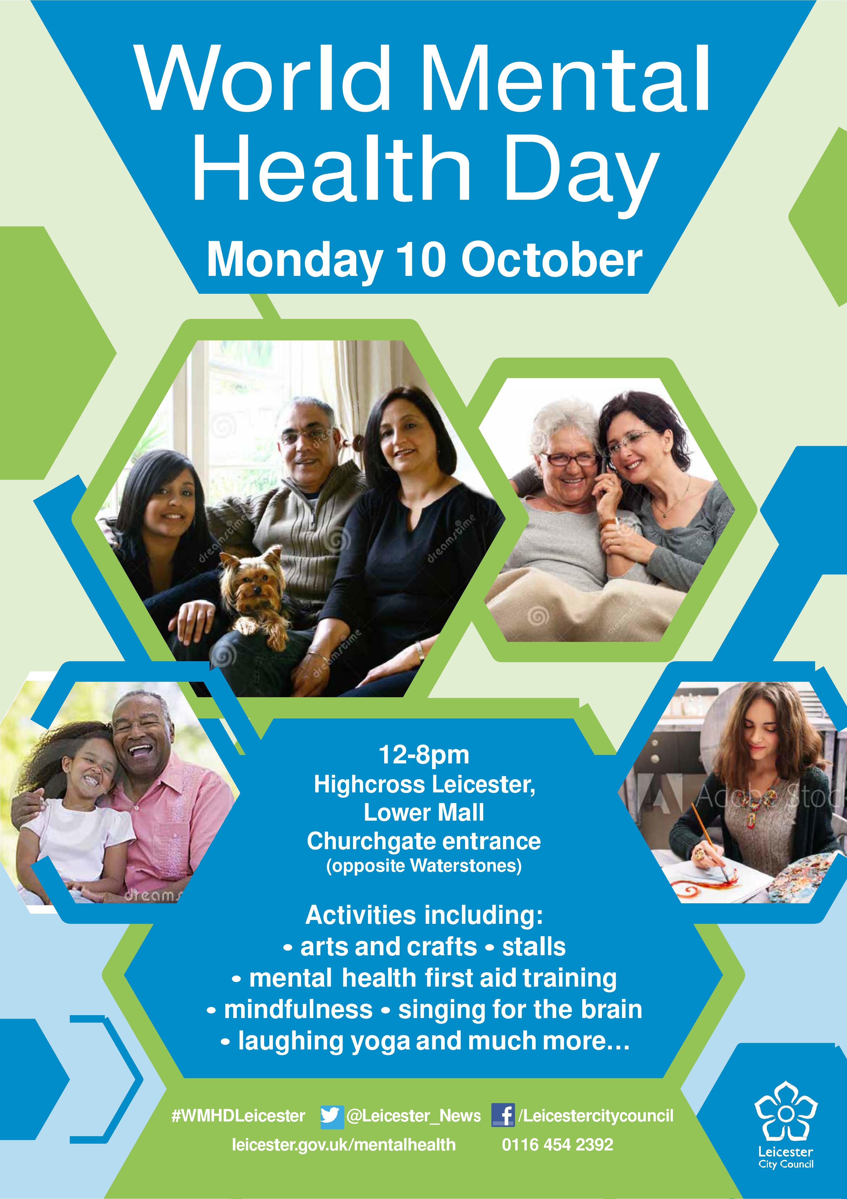 World Mental Health Day 2016 #WMHDLeicester